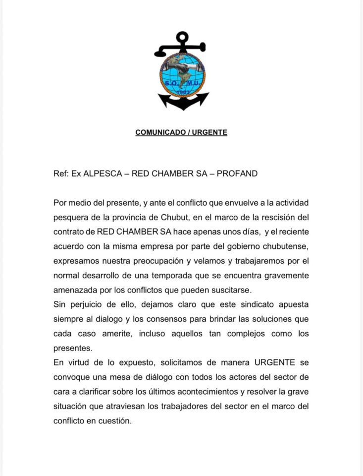 La clara demostración de la participación directa del SOMU en este conflicto